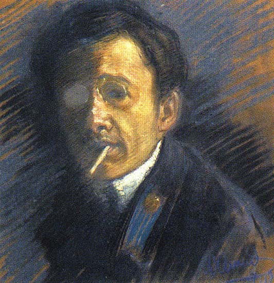 Self-portrait, 1910 - Jury Annenkov