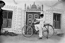 A boy with a bicycle in Dhordo, Gujarat - Jyoti Bhatt