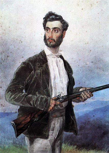 Portrait of Antonio Tittoni, 1850 - 1852 - Karl Pawlowitsch Brjullow