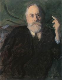 Portrait of Pál Szinyei Merse - Karoly Ferenczy