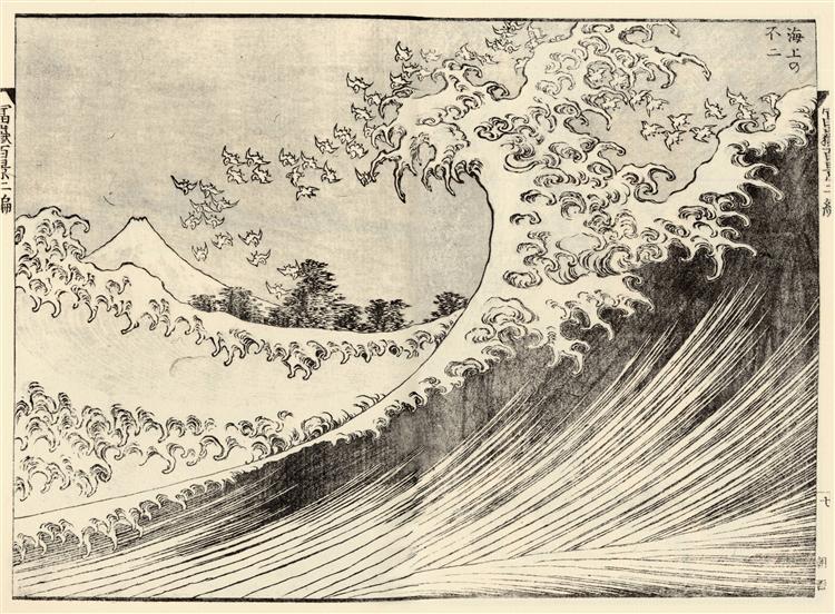 The Big wave - Katsushika Hokusai