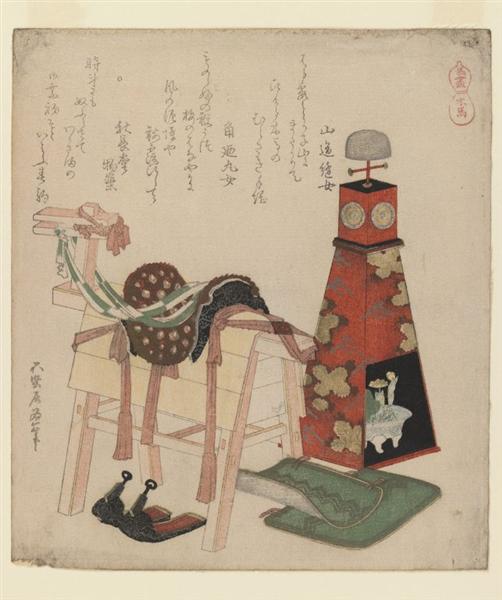 Wooden Horse, c.1822 - Кацусика Хокусай
