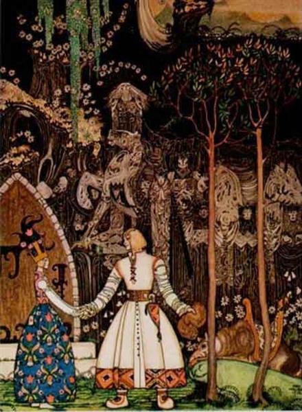 The Wolf is Waiting - Kay Nielsen