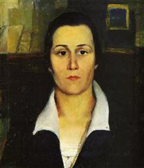 Portrait of a Woman - Kasimir Sewerinowitsch Malewitsch