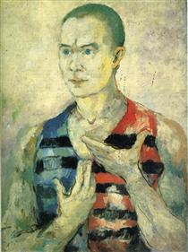 Portrait of a Youth - Kazimir Malévich