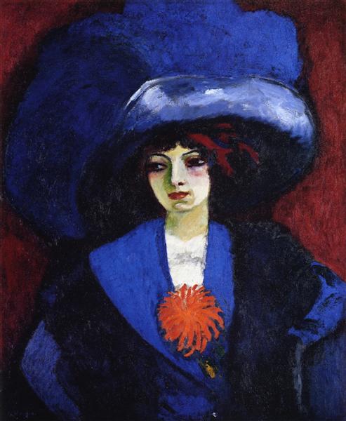 Woman With Blue Hat, 1912 - Kees van Dongen
