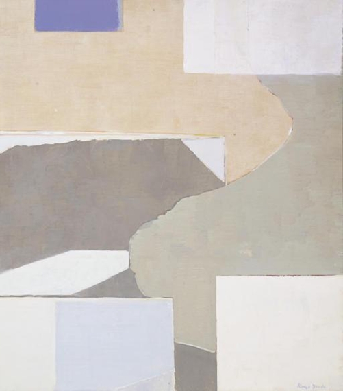 White and Brown, 1972 - 岡田謙三