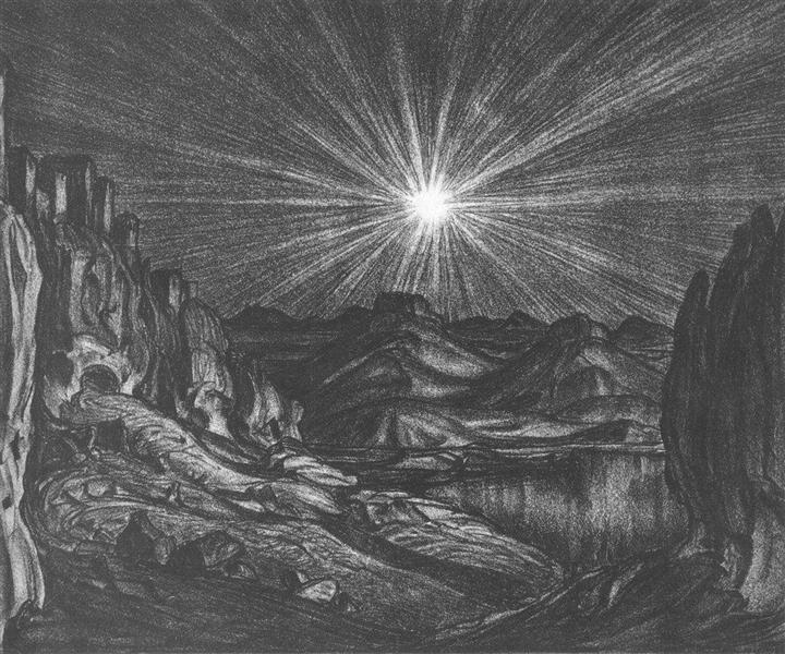 Night, 1922 - Constantin Bogaïevski