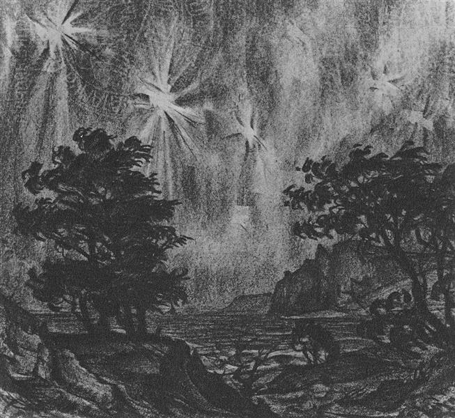 Звездное сияние, c.1925 - Константин Богаевский