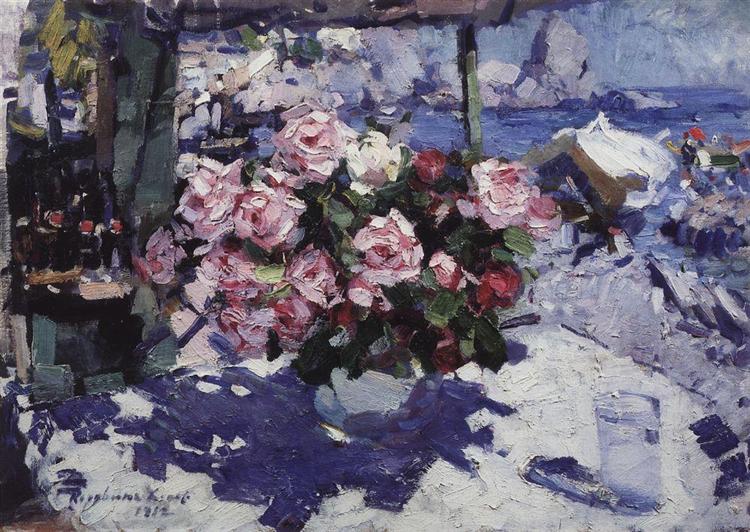 Розы, 1912 - Константин Коровин
