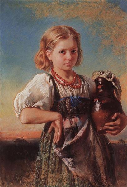 Portrait, c.1880 - Konstantin Makovsky