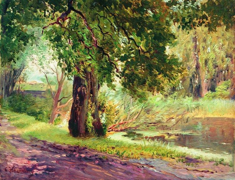 Under the Green Trees (Summer Landscape) - Konstantin Makovsky