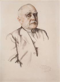 Portrait of M. Braykevich - Konstantín Sómov