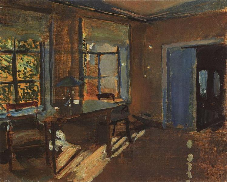 The Interior of the Pavlovs country house, 1899 - Konstantin Somov