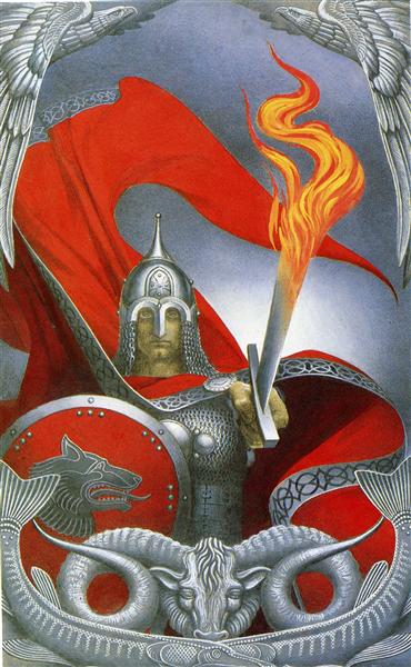 Fiery sword, 1974 - Konstantín Vasíliev