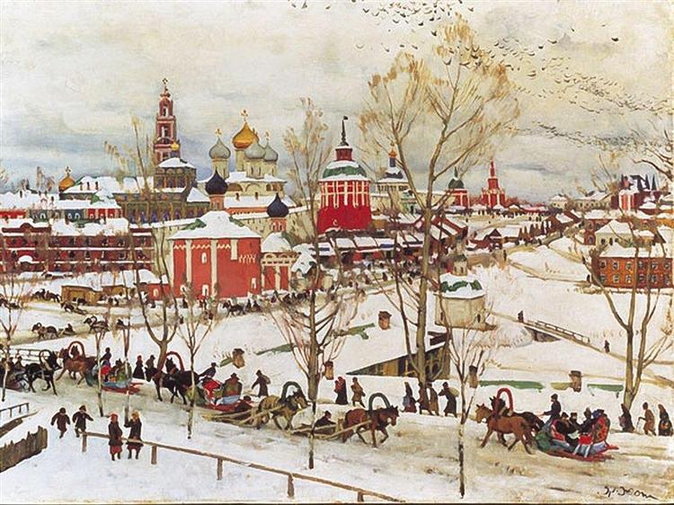 In Sergiyev Posad, 1911 - Konstantin Yuon