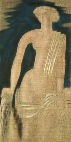 Figure from Greek Antiquity (diptych) - Константінос Партеніс