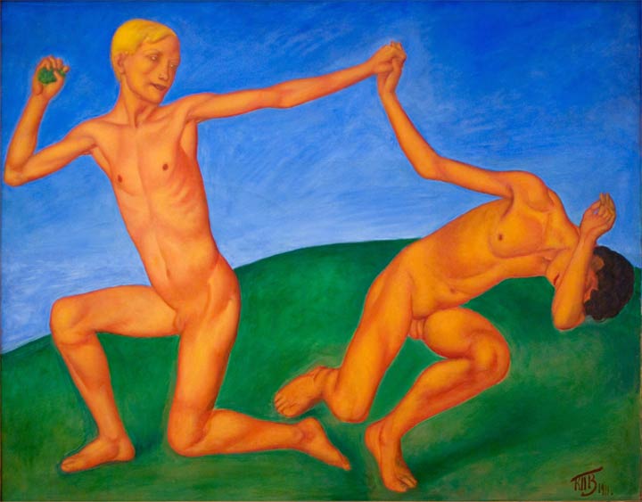Мальчики (Играющие мальчики), 1911 - Кузьма Петров-Водкин