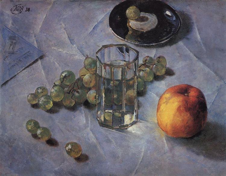 Grapes, 1938 - Кузьма Петров-Водкін