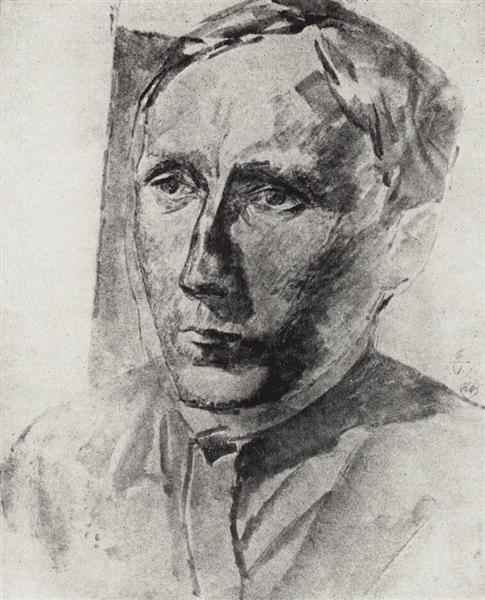 Portrait of Professor Beloborodov, 1922 - Kuzma Petrov-Vodkin