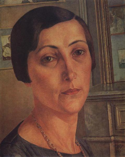 Портрет С.Н.Андрониковой, 1925 - Кузьма Петров-Водкин