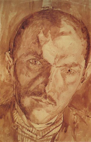 Self-portrait, 1921 - Kuzma Petrov-Vodkin