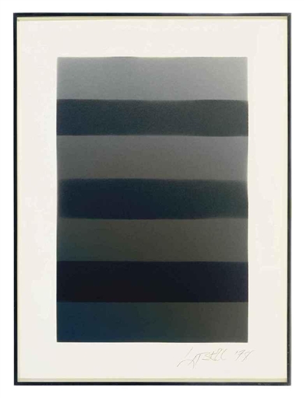 Untitled (vapor drawing), 1978 - Larry Bell