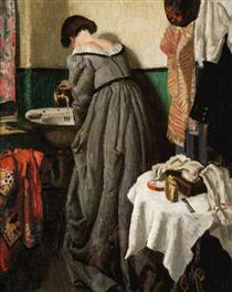 A Theatre Dressing Room - Laura Knight