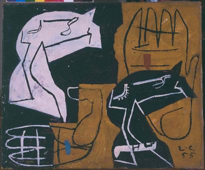 Etude quatre mains, lithographies, 1955 - Le Corbusier