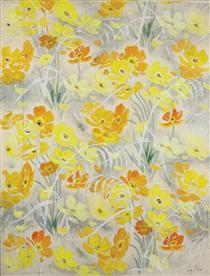 Orange and Yellow Flowers - Le Pho