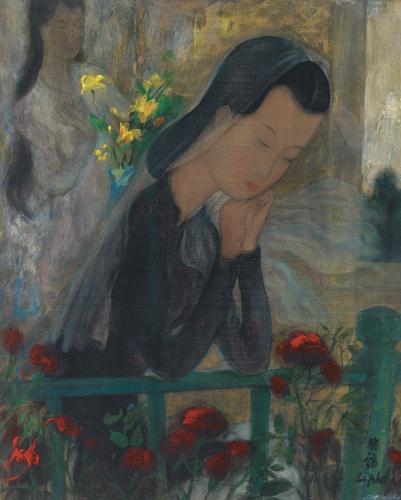 Woman on the Balcony, 1938 - Ле Фо