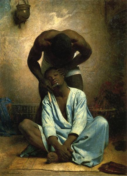 Le Barbier negre a Suez, 1876 - Leon Bonnat - WikiArt.org