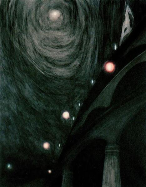 Luz da lua e luzes, 1909 - Leon Spilliaert