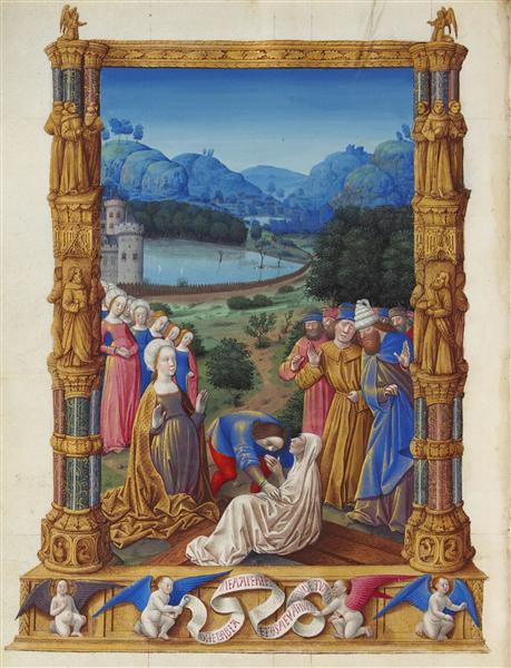 The Revealing of the True Cross - Limbourg brothers