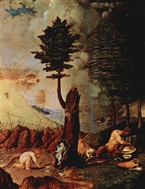 Alegoría del vicio y la virtud - Lorenzo Lotto