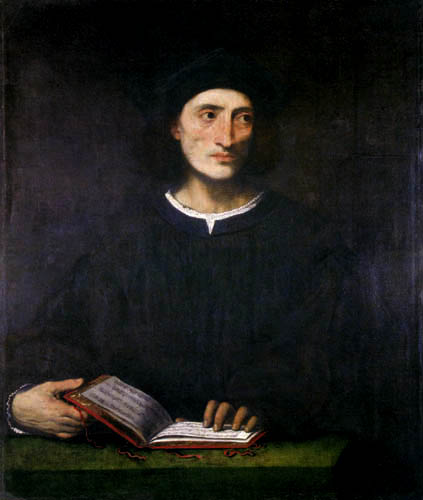 Retrato de um músico, 1529 - Lorenzo Lotto
