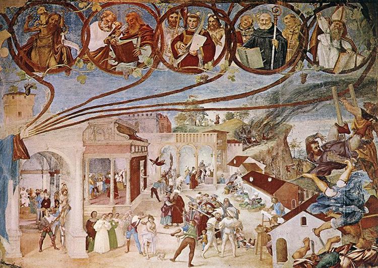 Stories of St Barbara, 1524 - 羅倫佐·洛托
