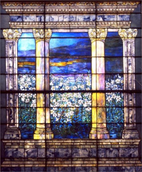 Field of Lilies window, 1916 - Louis Comfort Tiffany