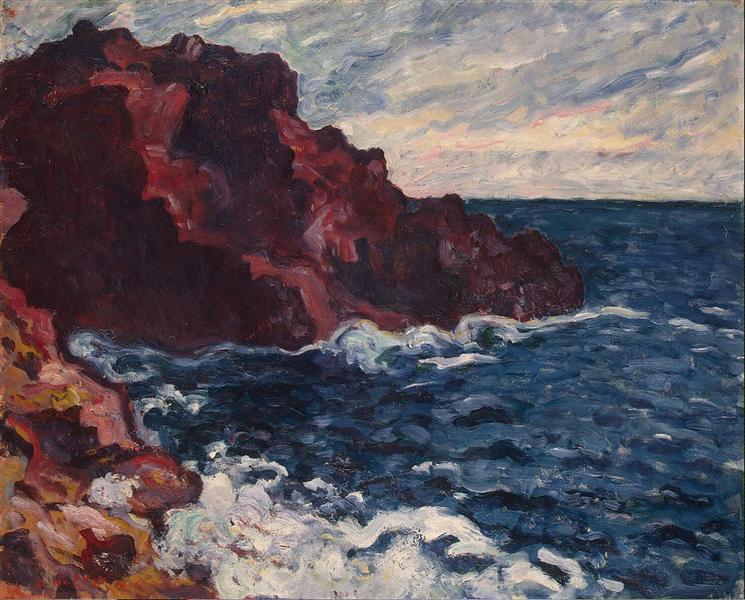 Violet Cliffs, 1900 - Louis Valtat
