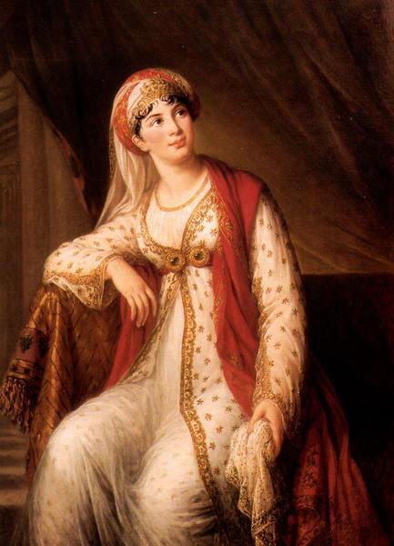 Giuseppina Grassini in the role of Zaire, 1804 - Элизабет Луиза Виже-Лебрен
