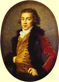 Portrait of Baron Grigory Alexandrovich Stroganoff - Louise Elisabeth Vigee Le Brun