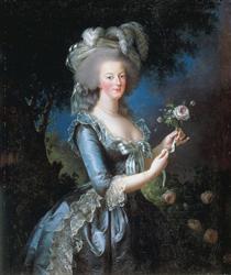 Queen Marie Antoinette of France - Louise Elisabeth Vigee Le Brun