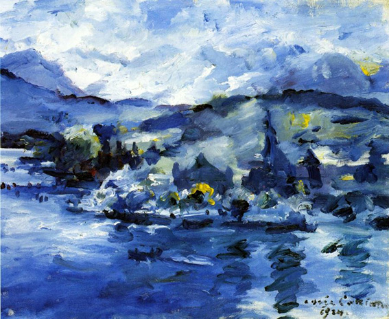 Lake Lucerne-Afternoon, 1924 - Ловіс Корінт