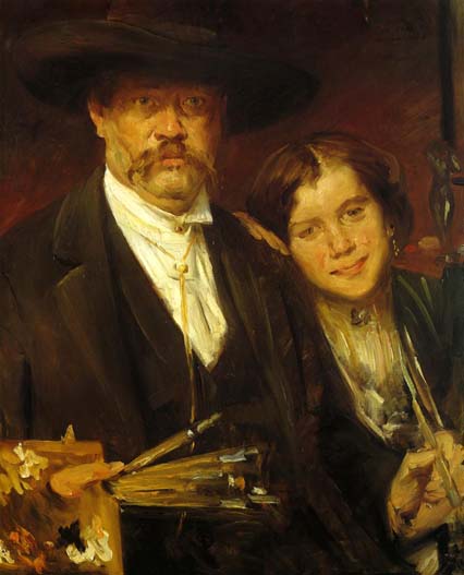 Self-Portrait, 1888 - Ловис Коринт