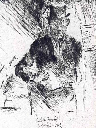 Self-Portrait, 1919 - Ловіс Корінт