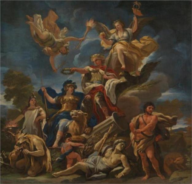 Allegory of Fortitude, 1685 - 盧卡‧佐丹奴