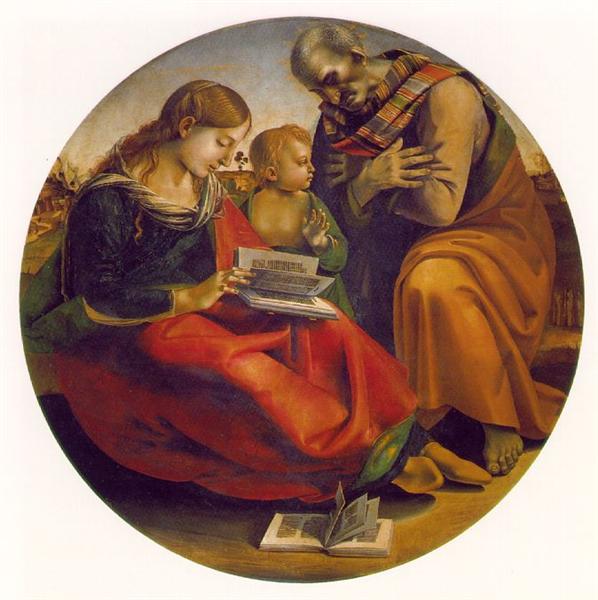 The Holy Family, c.1490 - Лука Синьореллі