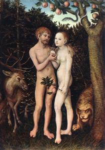 Adam and Eve - 老盧卡斯·克拉納赫