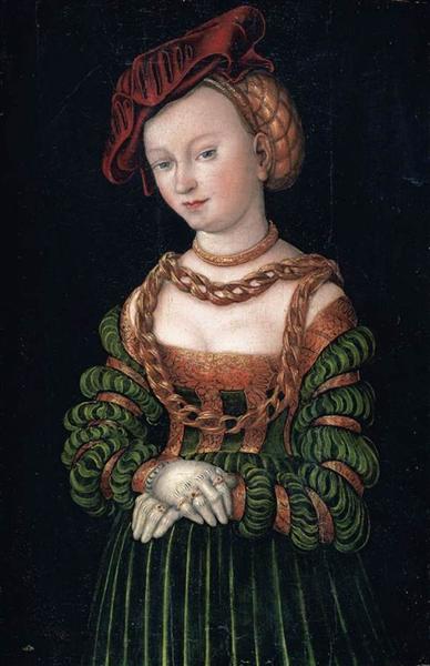 Portrait of a Young Woman, c.1530 - Lucas Cranach der Ältere