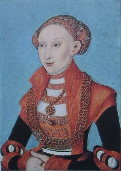 Sibylle von Kleve, c.1531 - Лукас Кранах Старший
